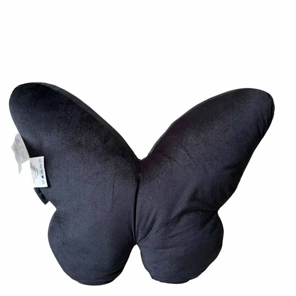 Cynthia Rowley Embroidered Butterfly Celestial Pillow 18x22 Halloween Decor New